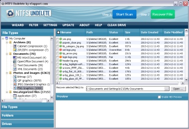 Windows 10 NTFS Undelete full